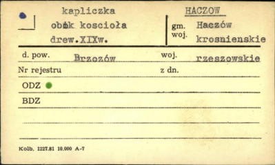 kapliczka obok kościoła, skan 1