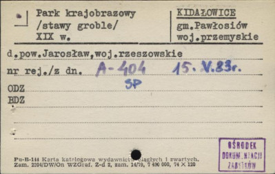 park krajobrazowy (stawy groble), skan 1