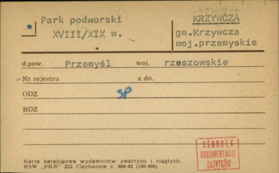 park dworski, skan 1