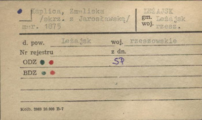 kapliczka (skrz. z Jarosławską), skan 1