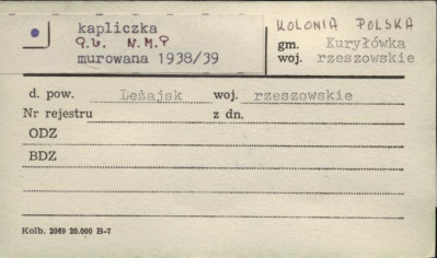 kapliczka pw. N.M.P., skan 1