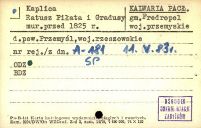 kaplica Ratusz Piłata i Gradusy, skan 1
