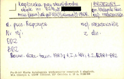 kapliczka przy starej drodze, skan 1