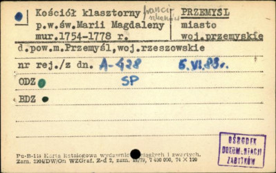 kościół franciszkanów pw. św. Marii Magdaleny, skan 1