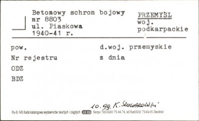schron bojowy nr 8803, skan 1