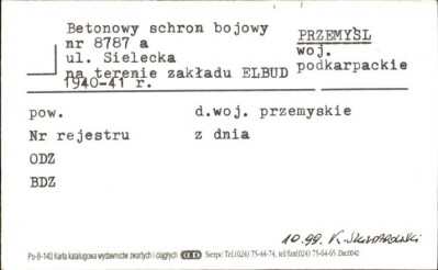 schron bojowy nr 8787a, skan 1