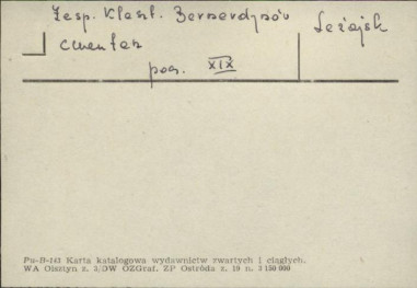 zespół klasztorny bernardynów - cmentarz, skan 1