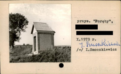 kapliczka przy drodze Przeworsk - Leżajsk, skan 2