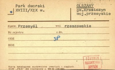 park dworski, skan 1