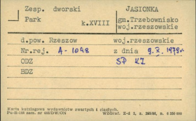 zespół dworski, park, skan 1
