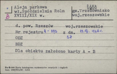 aleja parkowa, skan 3