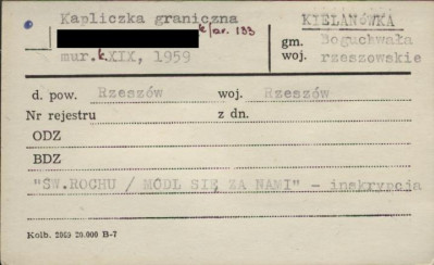 kapliczka graniczna, skan 1