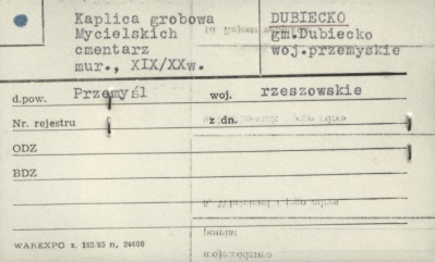 kaplica grobowa Mycielskich, skan 1