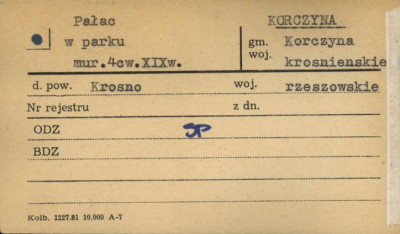 pałac w parku, skan 1