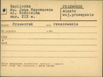 kapliczka św. Jana Nepomucena, skan 2