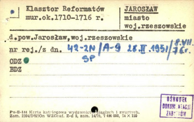 klasztor reformatów, skan 1