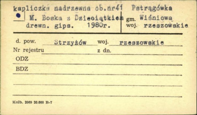 kapliczka nadrzewna, skan 1