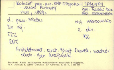 kościół par. p. w. NMP Niepokalanie Poczętej, skan 1