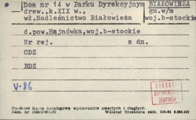 dom w parku dyrekcyjnym, skan 1