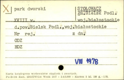 park dworski, skan 1