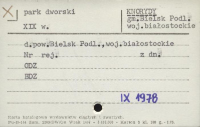 park dworski, skan 1