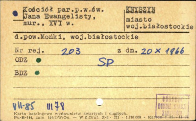 kościół par. pw. św. Jana Ewangelisty, skan 1