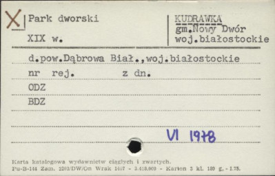 park dworski, skan 1