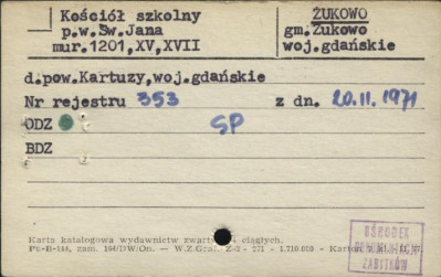 kościół szkolny p.w. św. Jana, skan 1