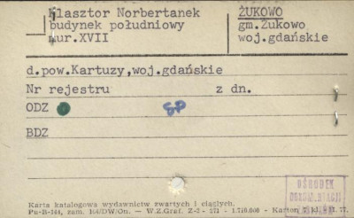 klasztor norbertanek - budynek południowy, skan 1