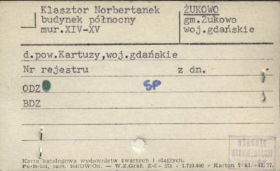 klasztor norbertanek - budynek północny, skan 1