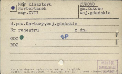 mur klasztoru norbertanek, skan 1