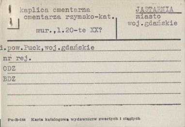 kaplica cmentarna cmentarza rzymsko-kat., skan 1
