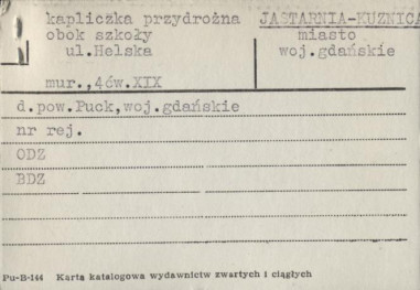 kapliczka przydrożna, skan 1