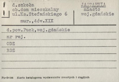 szkoła, ob. dom mieszkalny, skan 1