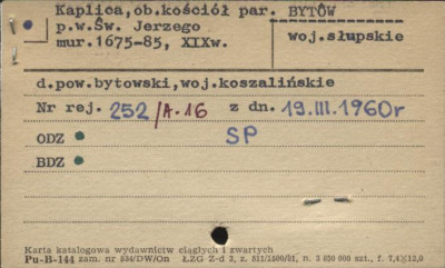 kaplica, ob. kościół par. pw. św. Jerzego, skan 1