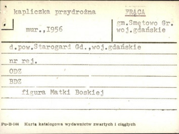 kapliczka przydrożna, skan 1