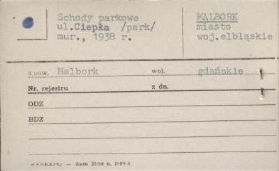 schody parkowe, skan 1