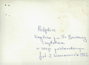 kaplica pw. św. Barbary ob. Wyższe Seminarium Duchowne, skan 3