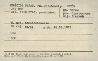 kościół par. pw. Wniebowzięczia NMP, skan 1