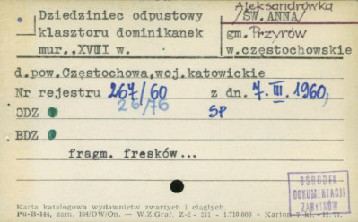 dziedziniec odpustowy klasztoru dominikanek, skan 1