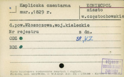 kapliczka cmentarna, skan 1