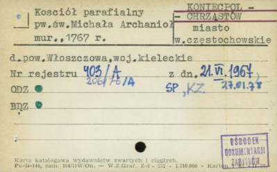 kościół par. pw. św. Michała Archanioła, skan 1