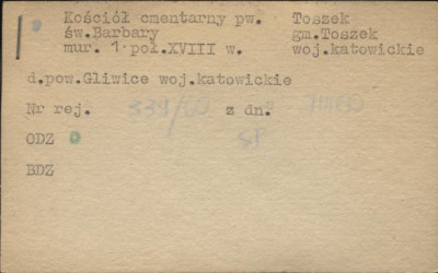 kościół cmentarny pw. św. Barbary, skan 1