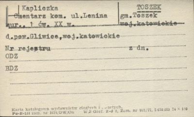 kapliczka, cmentarz kom., skan 1