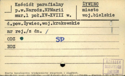 kościół parafialny pw. Narodz. NP Marii, skan 1