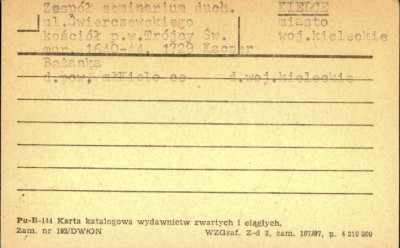 zespół seminarium duch., kościół p.w. Trójcy Św., skan 1