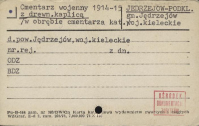 cmentarz wojenny z kaplicą, skan 1