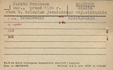 Baszta Prochowa, skan 1