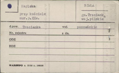 kapliczka przy kościele, skan 1