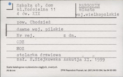 szkoła, ob. budynek mieszkalny, skan 1